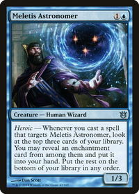 Meletis Astronomer - Born of the Gods (BNG) #43 - Uncommon Magic: The Gathering Trading Card