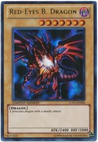Red-Eyes B. Dragon trading card from Legendary Collection 1 Red-Eyes B. Dragon - Legendary Collection 1 YuGiOh trading card