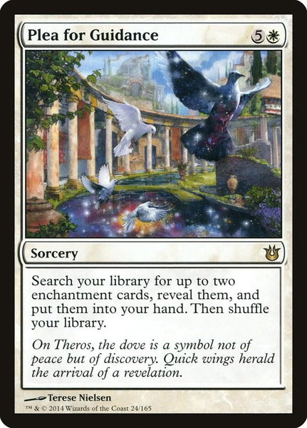 Plea for Guidance - Born of the Gods Magic: The Gathering trading card