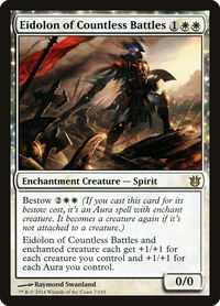 Eidolon of Countless Battles - Born of the Gods (BNG) #7 - Rare Magic: The Gathering Trading Card