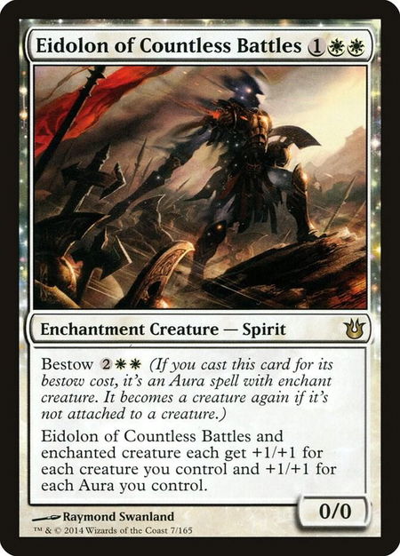 Eidolon of Countless Battles - Born of the Gods Magic: The Gathering trading card