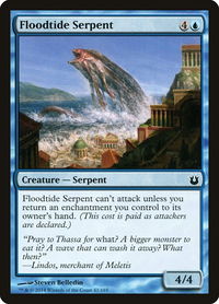 Floodtide Serpent - Born of the Gods (BNG) #41 - Common Magic: The Gathering Trading Card