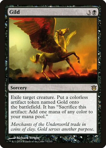 Gild trading card from Born of the Gods Gild - Born of the Gods Magic: The Gathering trading card
