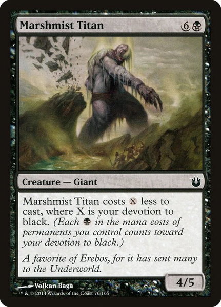 Marshmist Titan - Born of the Gods Magic: The Gathering trading card