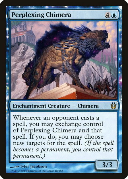 Perplexing Chimera - Born of the Gods Magic: The Gathering trading card