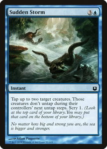 Sudden Storm - Born of the Gods (BNG) #53 - Common Magic: The Gathering Trading Card