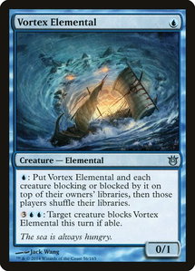 Vortex Elemental - Born of the Gods (BNG) #56 - Uncommon Magic: The Gathering Trading Card