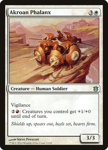 Akroan Phalanx - Born of the Gods (BNG) #2 - Uncommon Magic: The Gathering Trading Card