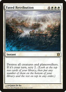 Fated Retribution - Born of the Gods (BNG) #11 - Rare Magic: The Gathering Trading Card