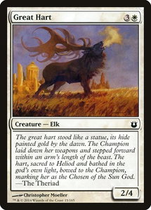 Great Hart - Born of the Gods (BNG) #15 - Common Magic: The Gathering Trading Card