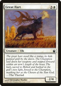 Great Hart - Born of the Gods (BNG) #15 - Common Magic: The Gathering Trading Card