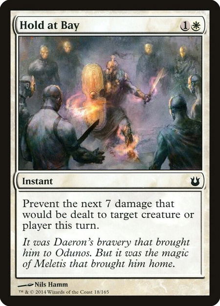Hold at Bay - Born of the Gods Magic: The Gathering trading card