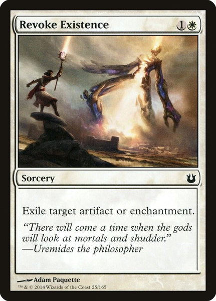 Revoke Existence - Born of the Gods Magic: The Gathering trading card