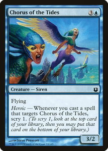 Chorus of the Tides - Born of the Gods (BNG) #33 - Common Magic: The Gathering Trading Card