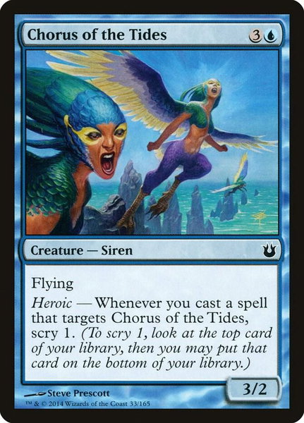 Chorus of the Tides - Born of the Gods Magic: The Gathering trading card