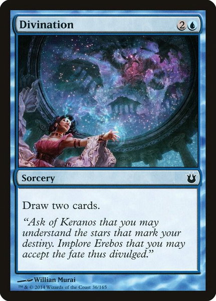 Divination - Born of the Gods Magic: The Gathering trading card