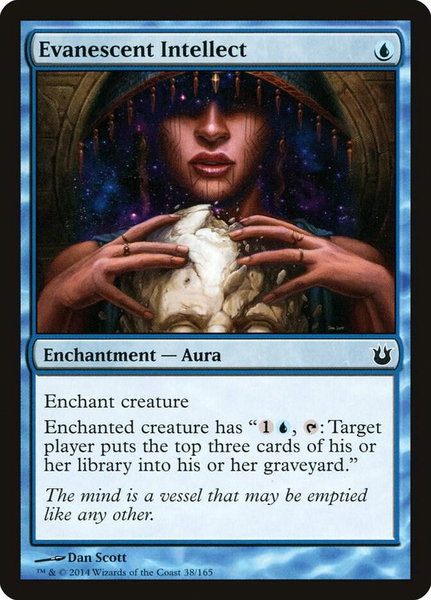 Evanescent Intellect - Born of the Gods Magic: The Gathering trading card
