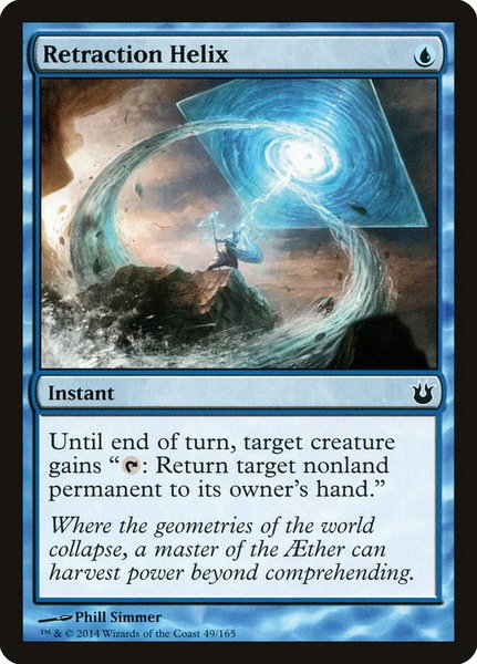 Retraction Helix - Born of the Gods Magic: The Gathering trading card