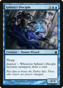 Sphinx's Disciple - Born of the Gods (BNG) #51 - Common Magic: The Gathering Trading Card