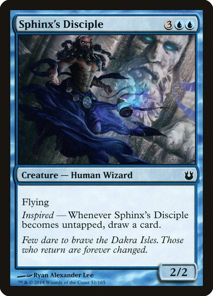 Sphinx's Disciple - Born of the Gods Magic: The Gathering trading card