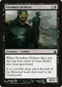 Forsaken Drifters - Born of the Gods (BNG) #72 - Common Magic: The Gathering Trading Card