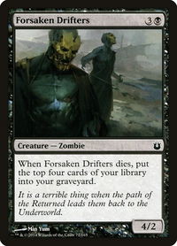 Forsaken Drifters - Born of the Gods (BNG) #72 - Common Magic: The Gathering Trading Card