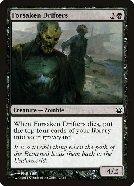 Forsaken Drifters - Born of the Gods Magic: The Gathering trading card