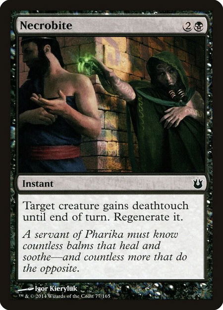 Necrobite - Born of the Gods Magic: The Gathering trading card