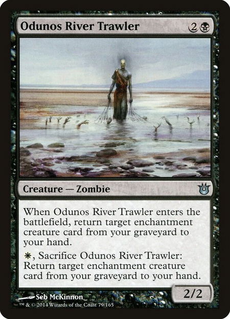 Odunos River Trawler - Born of the Gods Magic: The Gathering trading card