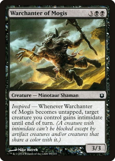 Warchanter of Mogis - Born of the Gods Magic: The Gathering trading card