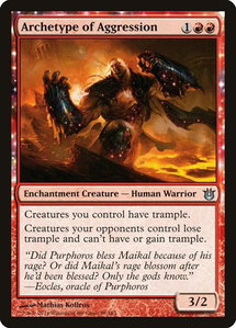 Archetype of Aggression - Born of the Gods (BNG) #88 - Uncommon Magic: The Gathering Trading Card