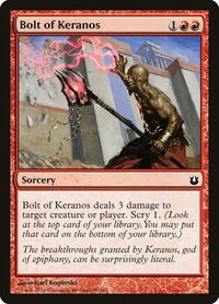 Bolt of Keranos - Born of the Gods (BNG) #89 - Common Magic: The Gathering Trading Card
