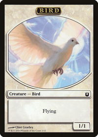 Bird Token (1) - Born of the Gods (BNG) #1 - Token Magic: The Gathering Trading Card