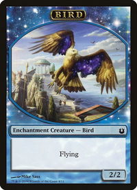 Bird Token (4) - Born of the Gods (BNG) #4 - Token Magic: The Gathering Trading Card