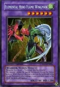 Elemental HERO Flame Wingman - Elemental Hero Collection 1 (EHC1) #EHC1-EN004 - Secret Rare YuGiOh Trading Card