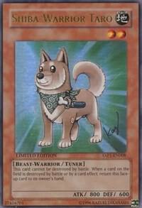 Shiba-Warrior Taro trading card from Anniversary Pack Shiba-Warrior Taro - Anniversary Pack YuGiOh trading card