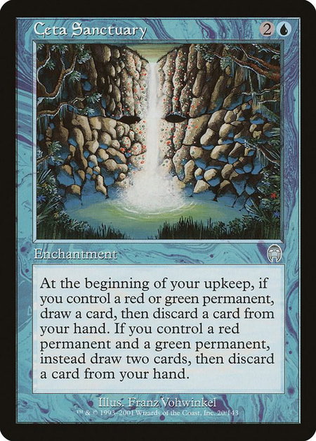 Ceta Sanctuary - Apocalypse Magic: The Gathering trading card