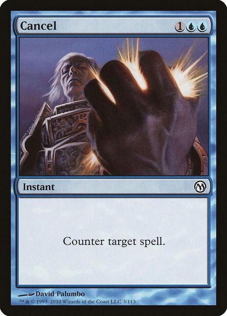 Cancel - Duels of the Planeswalkers Magic: The Gathering trading card