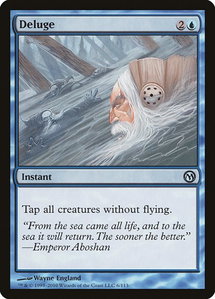 Deluge - Duels of the Planeswalkers (DPA) #6 - Uncommon Magic: The Gathering Trading Card