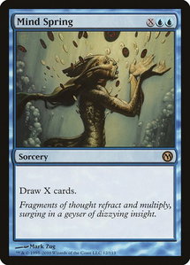 Mind Spring - Duels of the Planeswalkers (DPA) #12 - Rare Magic: The Gathering Trading Card