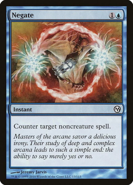 Negate - Duels of the Planeswalkers Magic: The Gathering trading card