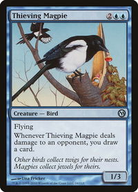 Thieving Magpie - Duels of the Planeswalkers (DPA) #16 - Uncommon Magic: The Gathering Trading Card