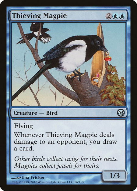 Thieving Magpie - Duels of the Planeswalkers Magic: The Gathering trading card