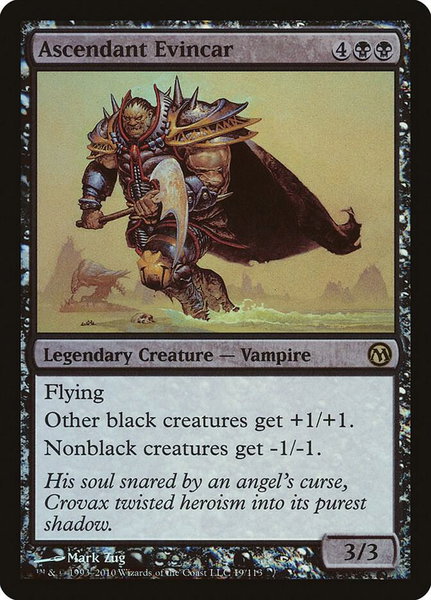 Ascendant Evincar trading card from Duels of the Planeswalkers Ascendant Evincar - Duels of the Planeswalkers Magic: The Gathering trading card