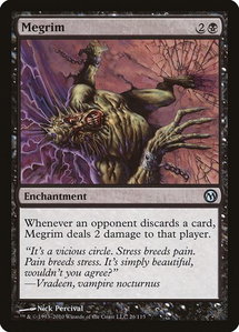 Megrim - Duels of the Planeswalkers (DPA) #26 - Uncommon Magic: The Gathering Trading Card