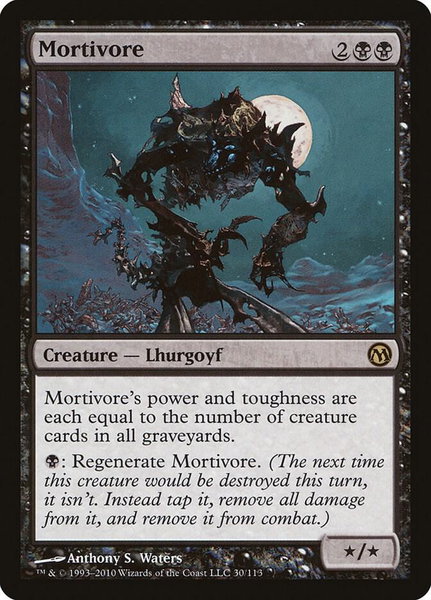 Mortivore - Duels of the Planeswalkers Magic: The Gathering trading card