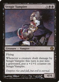 Sengir Vampire - Duels of the Planeswalkers (DPA) #32 - Rare Magic: The Gathering Trading Card
