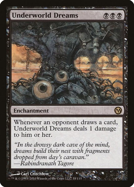 Underworld Dreams trading card from Duels of the Planeswalkers Underworld Dreams - Duels of the Planeswalkers Magic: The Gathering trading card