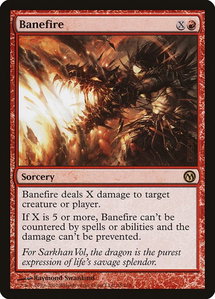 Banefire - Duels of the Planeswalkers (DPA) #38 - Rare Magic: The Gathering Trading Card
