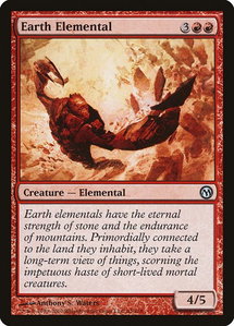 Earth Elemental - Duels of the Planeswalkers (DPA) #42 - Uncommon Magic: The Gathering Trading Card